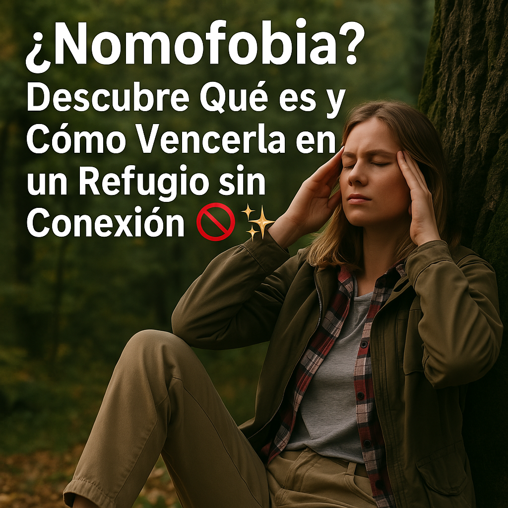¿Nomofobia? Qué es y cómo vencerla en un refugio sin conexión